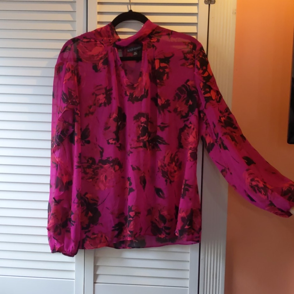Long sleeve blouse